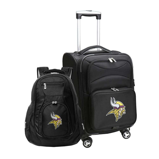 Minnesota Vikings  2-Piece Backpack & Carry-On Set L102