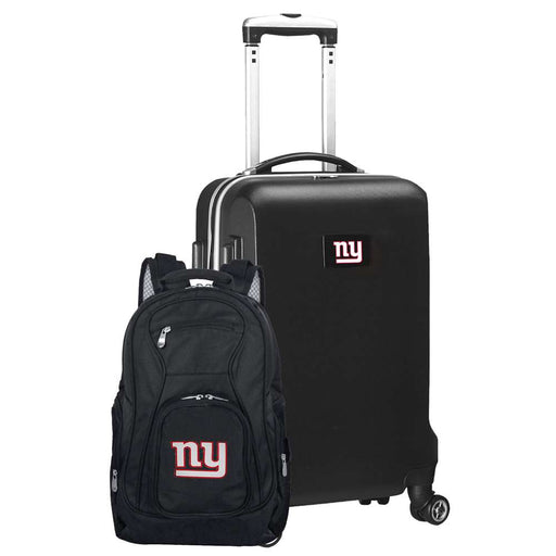 New York Giants  Deluxe 2 Piece Backpack & Carry-On Set L104