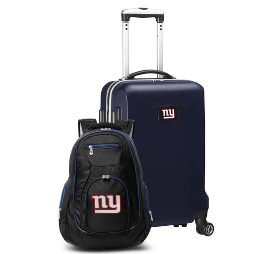 New York Giants  Deluxe 2 Piece Backpack & Carry-On Set L104