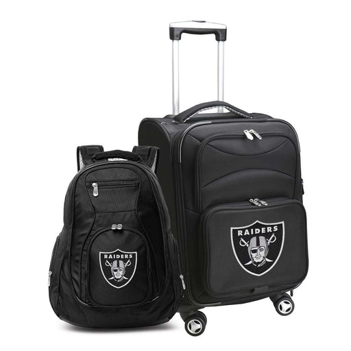 Las Vegas Raiders 2-Piece Backpack & Carry-On Set L102