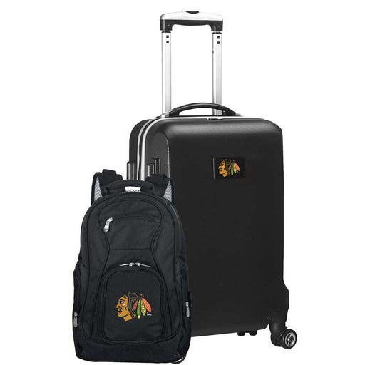 Chicago Blackhawks  Deluxe 2 Piece Backpack & Carry-On Set L104