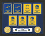 Golden State Warriors 7 Time Champions Banner Collection Photo Mint