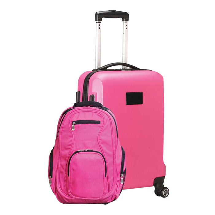 MOJO Denco Deluxe 2 Piece Backpack & Carry-On Set Pink