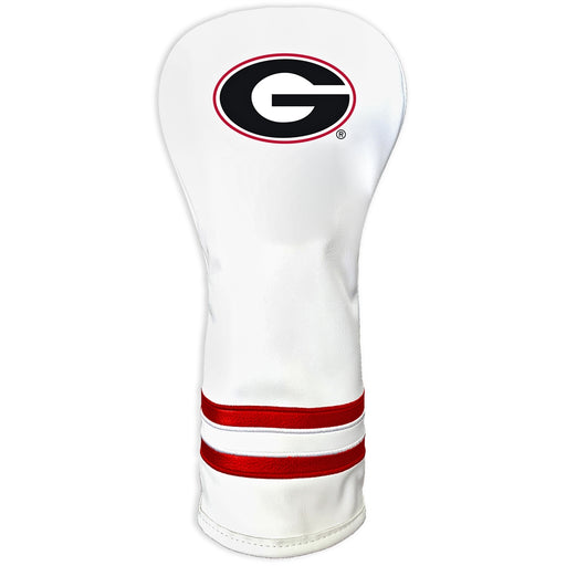 Georgia Bulldogs Vintage Fairway Headcover (White) - Printed