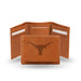 Texas Longhorns  Brown Embossed Genuine Leather Tri-Fold Wallet    