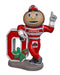 Ohio State Buckeyes Brutus Buckeye Painted Stone Mascot  