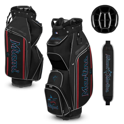 Miami Marlins Bucket III Cart Golf Bag 