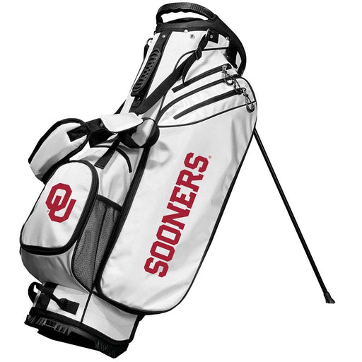 Oklahoma Sooners Birdie Stand Golf Bag - White