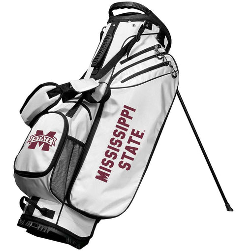 Mississippi State Bulldogs Birdie Stand Golf Bag - White