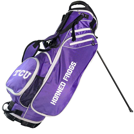 Texas Christian TCU Horned Frogs Birdie Stand Golf Bag Purple