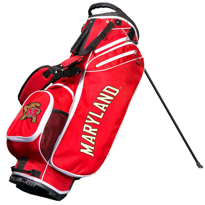 Maryland Terrapins Birdie Stand Golf Bag Red