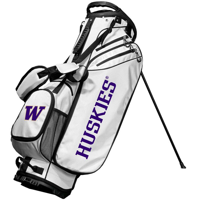 Washington Huskies Birdie Stand Golf Bag - White