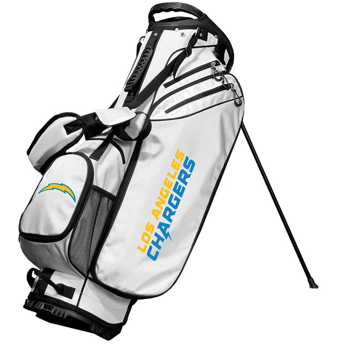 Los Angeles Chargers Birdie Stand Golf Bag - White