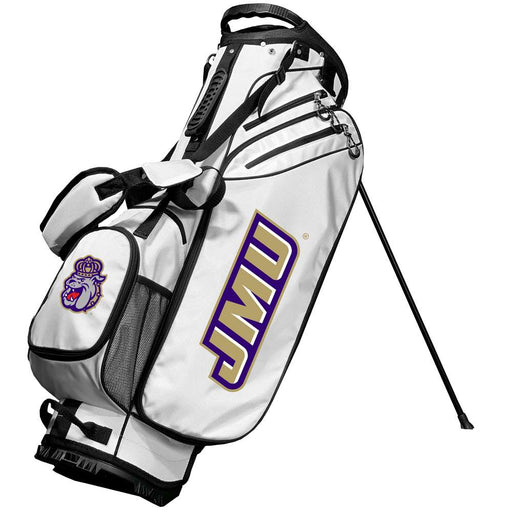 James Madison Dukes Birdie Stand Golf Bag -  White