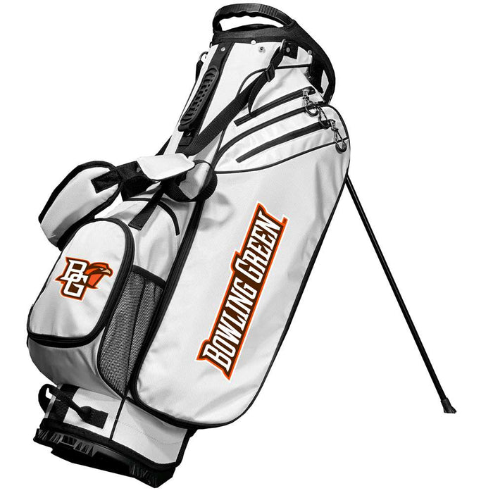 Bowling Green Falcons Birdie Stand Golf Bag -  White