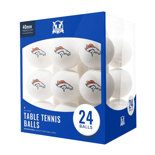 Denver Broncos Table Tennis Balls