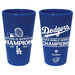 Los Angeles Dodgers 2024 World Series Champions 16 oz. Silicone Pint Glass (6-Pack)