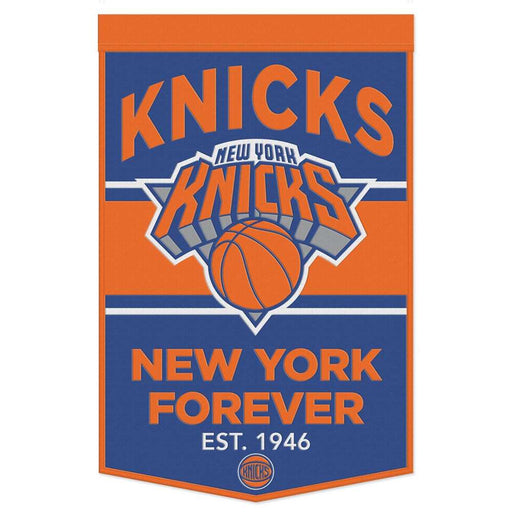 New York Knicks Wool Banner 18X36 in.