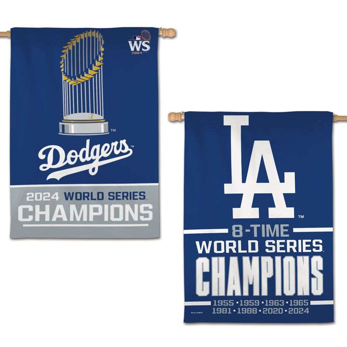 Los Angeles Dodgers 2024 World Series Champions Vertical Flag 28X40 in.