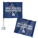 Los Angeles Dodgers 2024 World Series Champions Car Flag  (3-Pack)