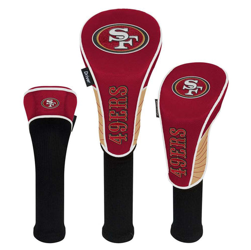 San Francisco 49ers Golf Club Headcovers - Set of Three