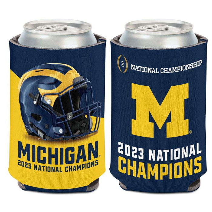 Michigan Wolverines 2023-24 CFP National Champions 12oz. Can Coozie (6 Pack) 